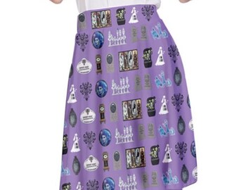 Haunted Mansion A Line Skirt