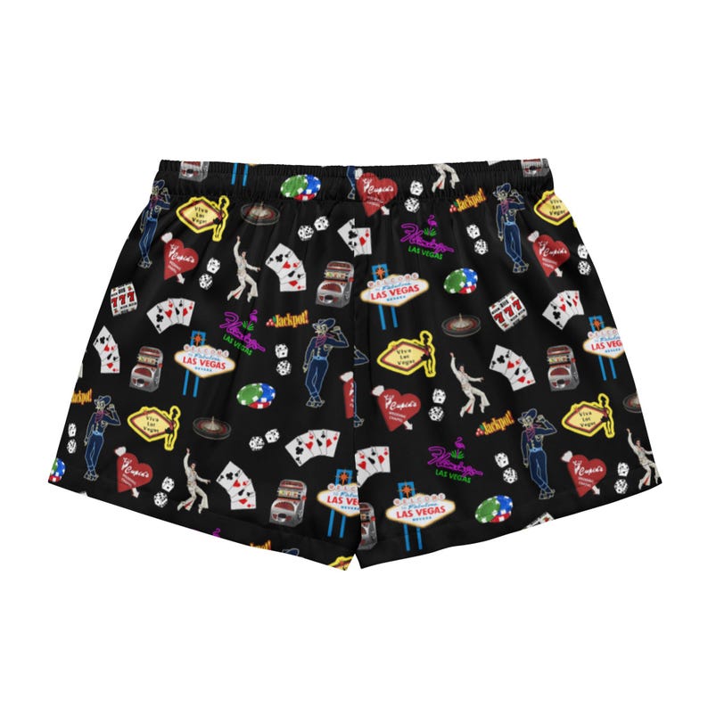 Vegas themed Women’s pajama shorts