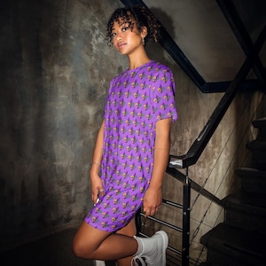Mardi Gras T Shirt Dress - Etsy