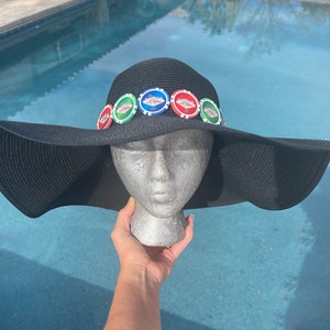 Las Vegas Themed Poker Floppy Sun Hat