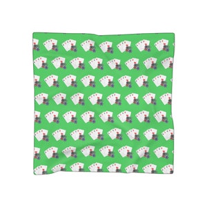 Poker Las Vegas themed Poly Scarf/Beach & Pool Cover up Wrap Skirt