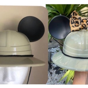 Kids Mickey Safari Hat with bow options