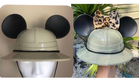 Proceso de fabricación de carreteras Apelar a ser atractivo maletero Sombrero Mickey Safari para niños con opciones de arco - Etsy España