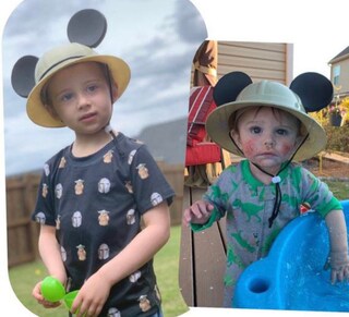 CERDÁ Cappello Pescatore Bambini Topolino: 100% Cotone, 1-4 Anni, Originale Spagnolo