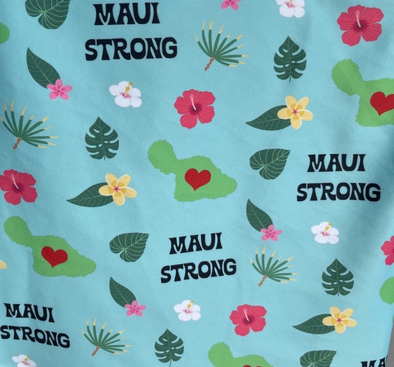 Proceeds Donated Maui Strong Hawaiian Men's Rash Guard( All