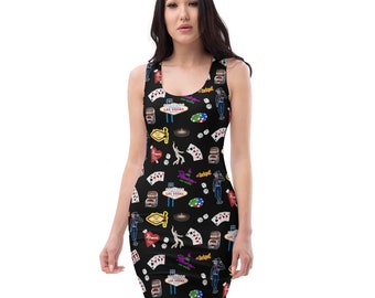 slim fit dress slacks Jackie Pinafore Sequin Dress White/Gold