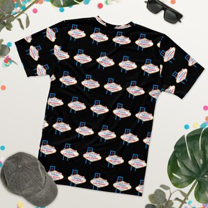 Welcome to Vegas Sign Men's tee