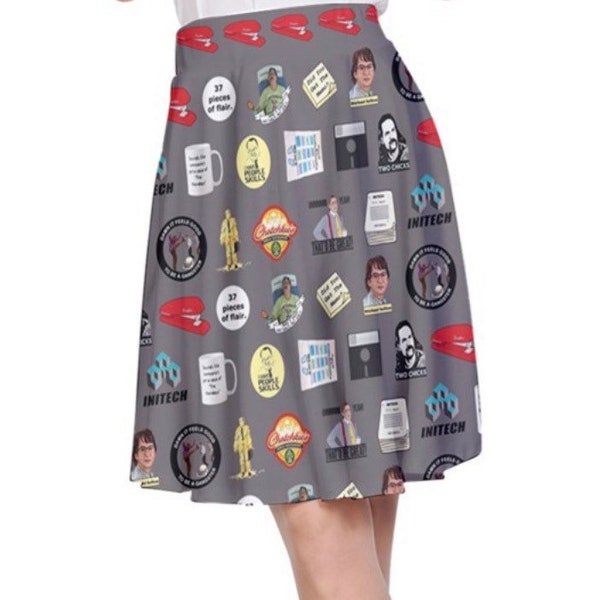 Office Space A Line Skirt