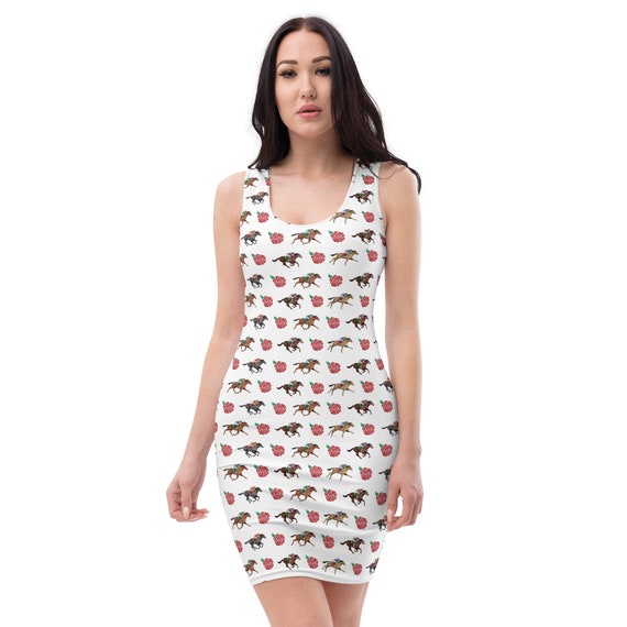 racer bodycon dress Brown PrettyLittleThing Striped Racer Bodycon Dress