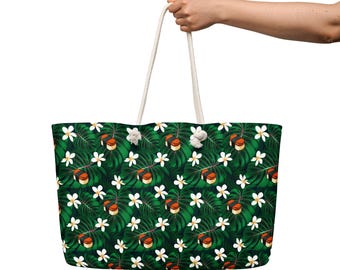 Musubi hawaiian themed Oversized weekender bag