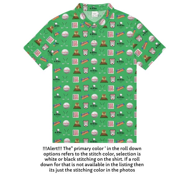 Golf Caddy Shack themed Men’s slim fit polo