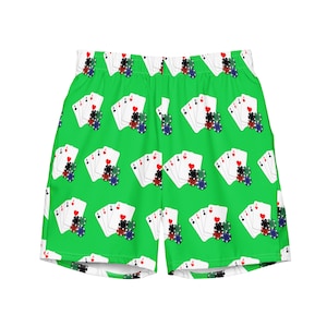 Poker Vegas Themed Men&#39;s swim trunks