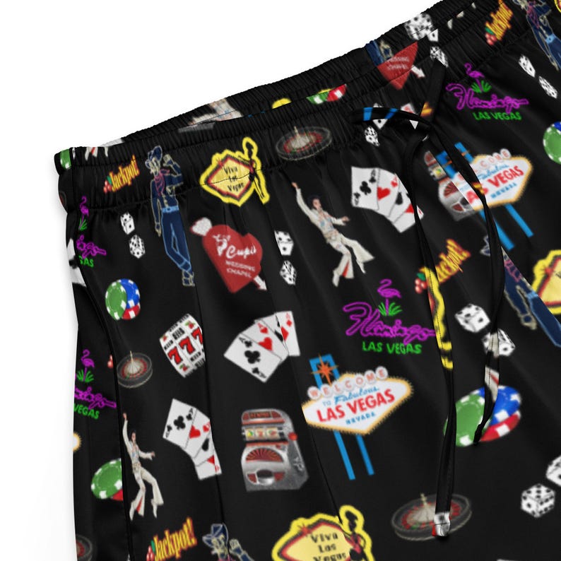 Vegas themed Women’s pajama shorts