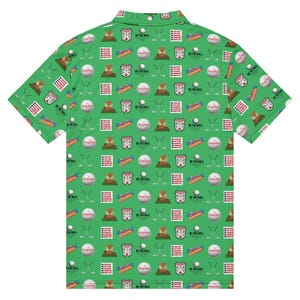 Golf Caddy Shack themed Men’s slim fit polo