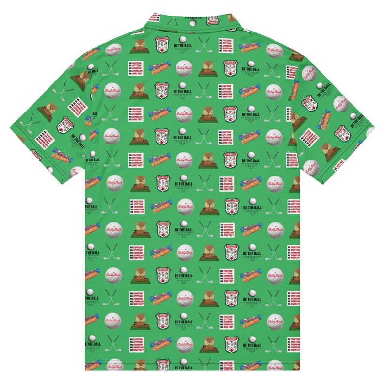 Golf Caddy Shack themed Men’s slim fit polo