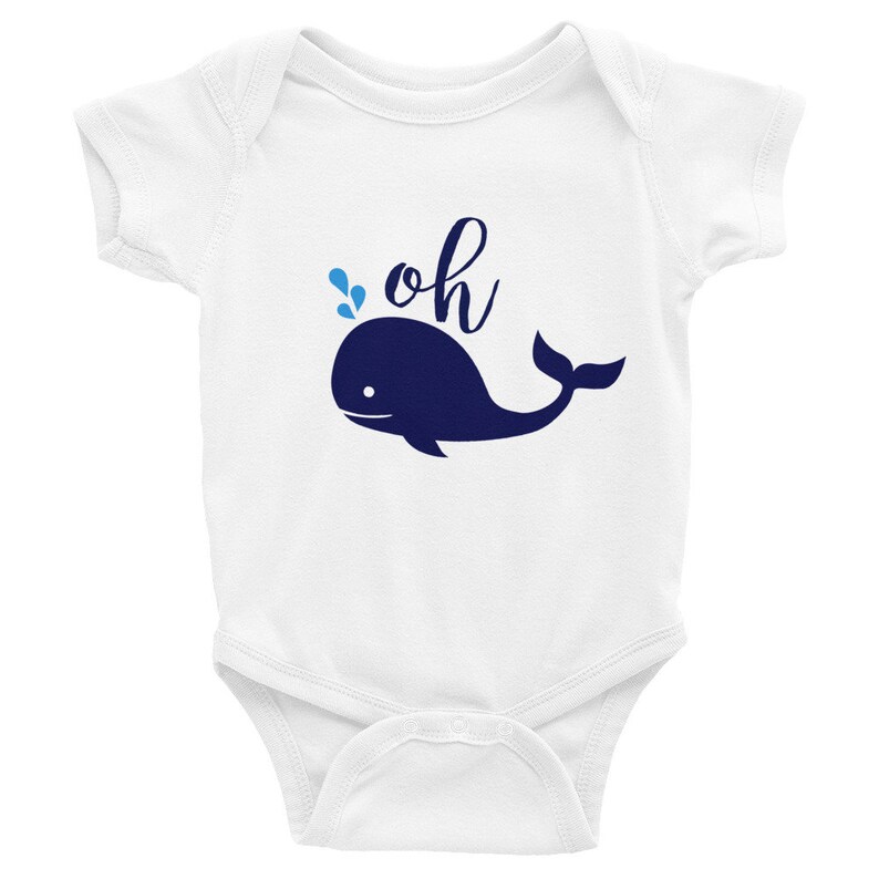 Oh Whale Bodysuit Infant Shirt Whale Outfit Baby Whale | Etsy