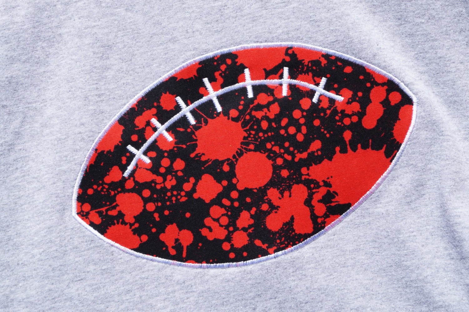 Red Splatter Football Red & Black Splatter Print Football Toddler/youth Short Sleeve Shirt - Etsy