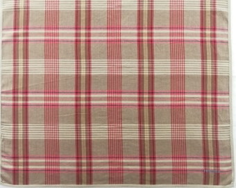 Vintage Renoma Paris Handkerchief Checks Pattern Pocket Square 17" X 17"