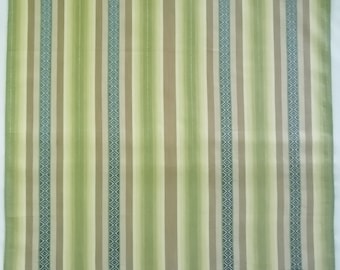 Vintage Pierre Balmain Paris Handkerchief Stripes Pattern Pocket Square 18" X 18"