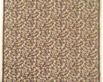 Vintage Liberty Handkerchief Floral Pattern Pocket Square 20" X 20"