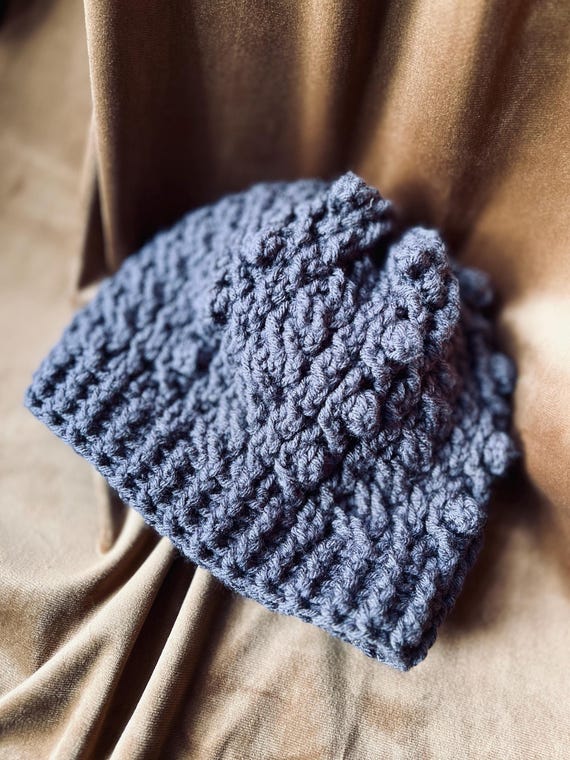 Crochet Irish Sweater Hat Pattern, Women's Cable Beanie (PDF Pattern)