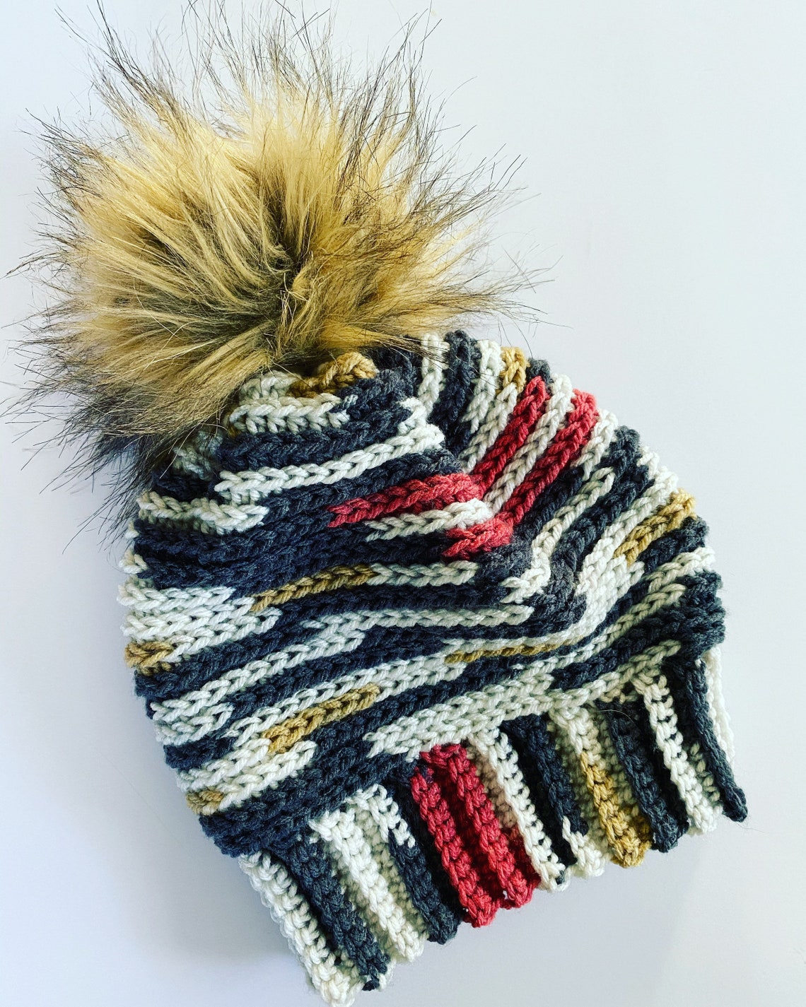 CROCHET PATTERN Leopard Print Bre Beanie Animal Print Hat Crochet