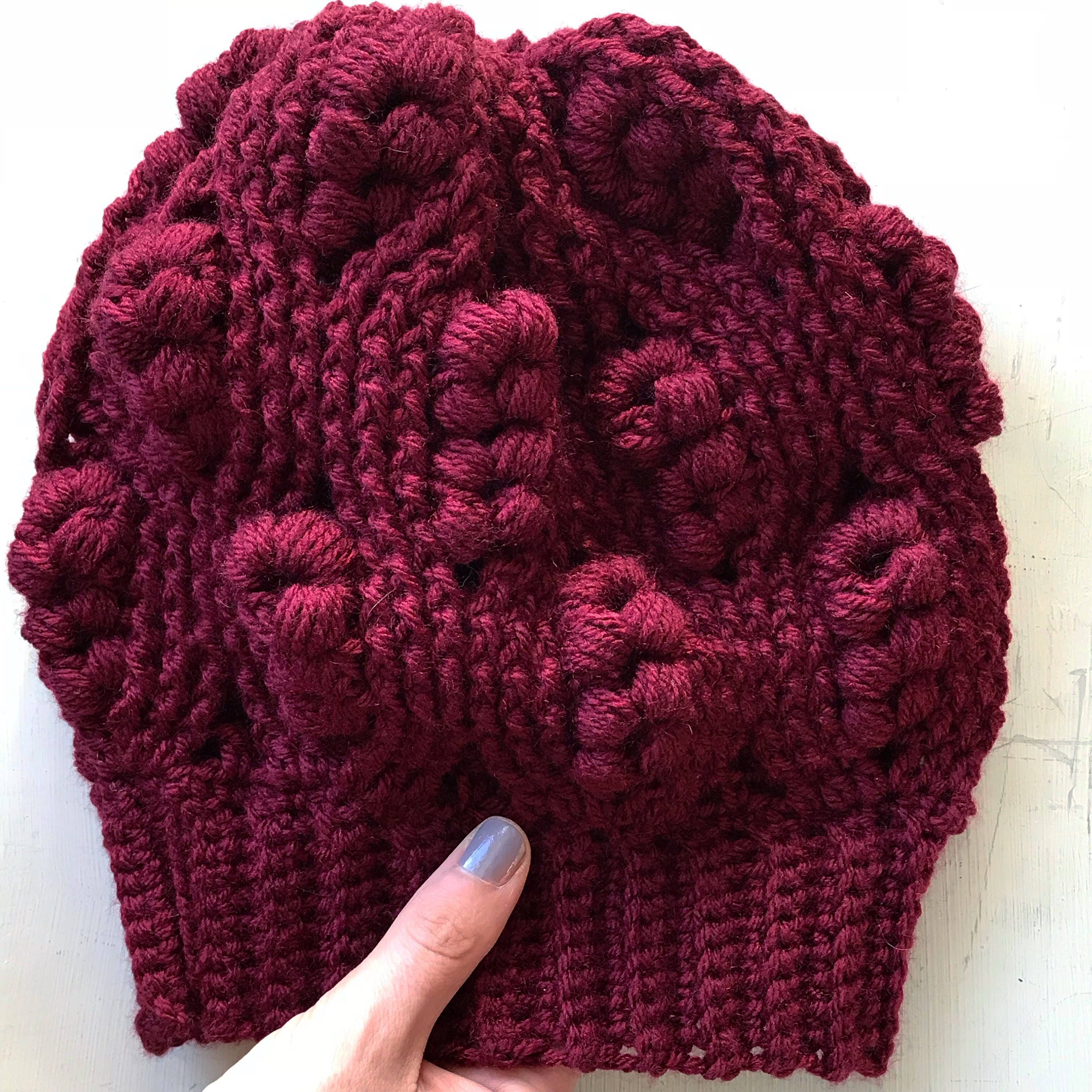30 Hipster Slouchy Beanie Crochet Patterns for Stylish DIY Hats 19 Wheatfield Slouchy Cable Hat Pattern