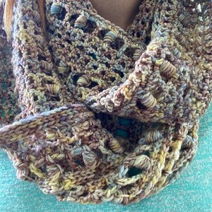 Traveler Scarf Crochet Pattern, pdf, pattern only, scarf, infinity scarf, easy scarf, loop scarf image 1