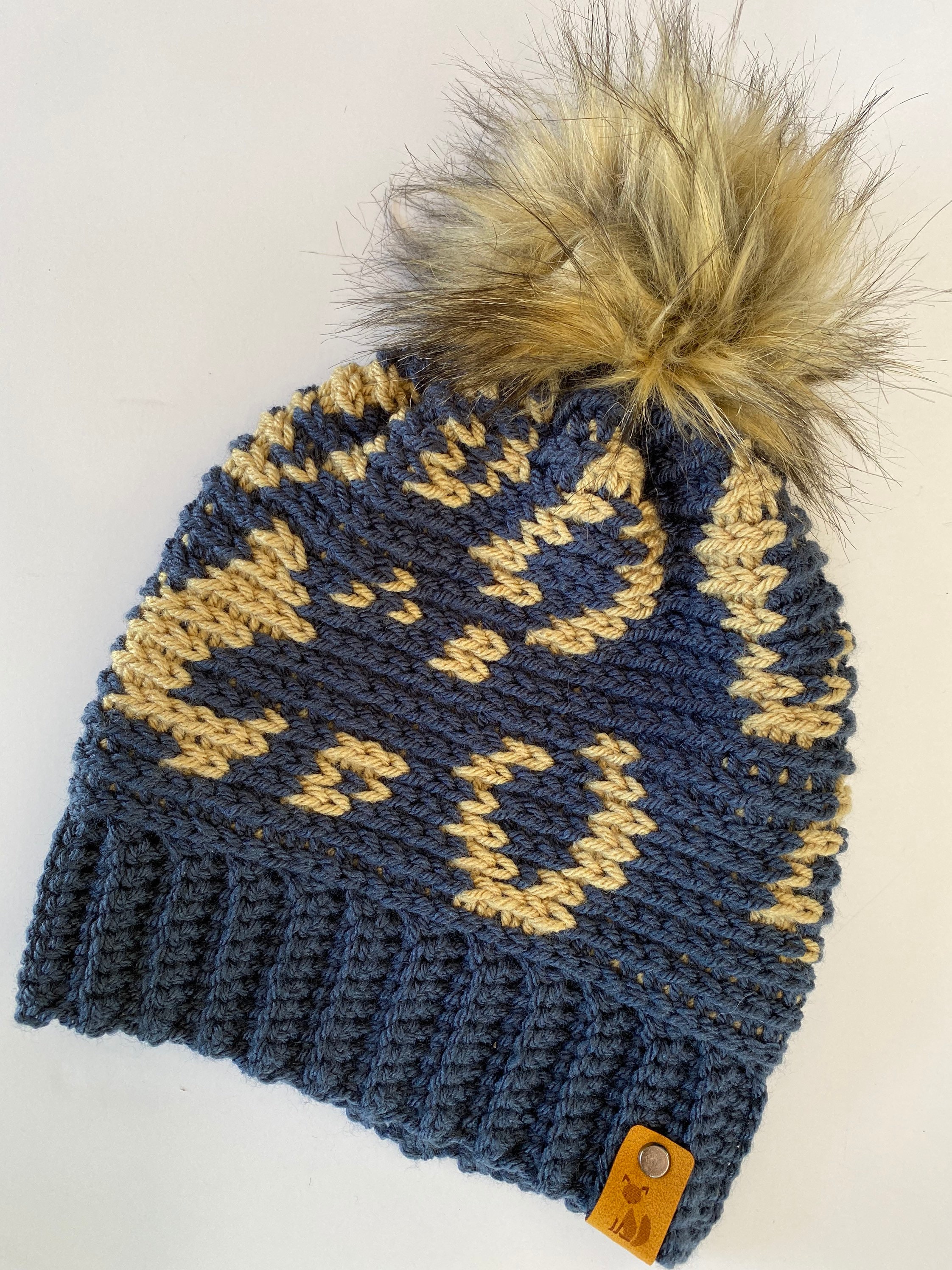 CROCHET PATTERN Leopard Print Bre Beanie Animal Print Hat Crochet Leopard Print Cheetah Print