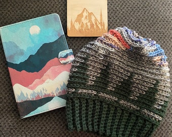 Crochet Mountain Hat Pattern – Bozeman Bre Beanie (PDF)