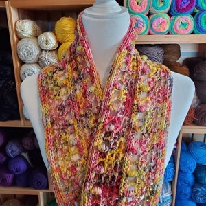 Traveler Scarf Crochet Pattern, pdf, pattern only, scarf, infinity scarf, easy scarf, loop scarf image 3