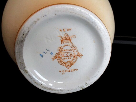 Vintage Vase Crown Ducal Ware Regal England 9 1 2 Antique Etsy
