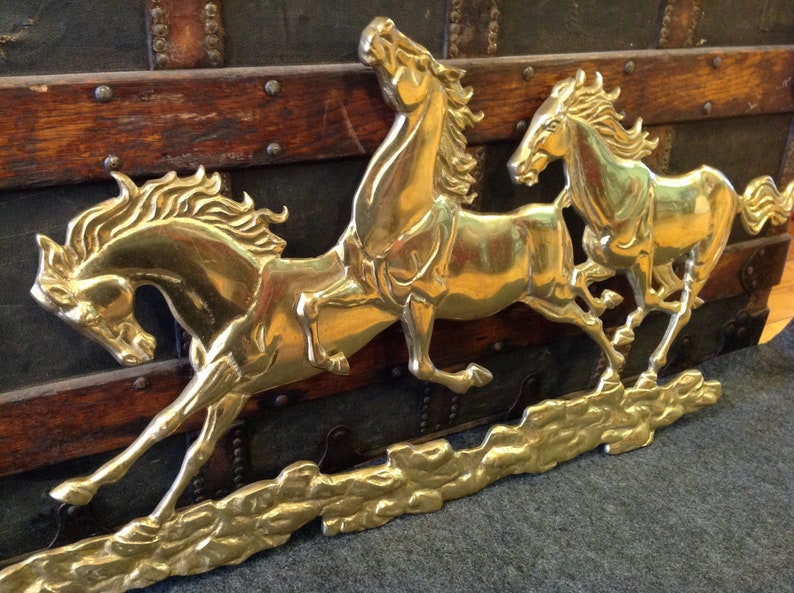 Running Horse Equestrian Metal Wall Art Handmade Products Home Decor