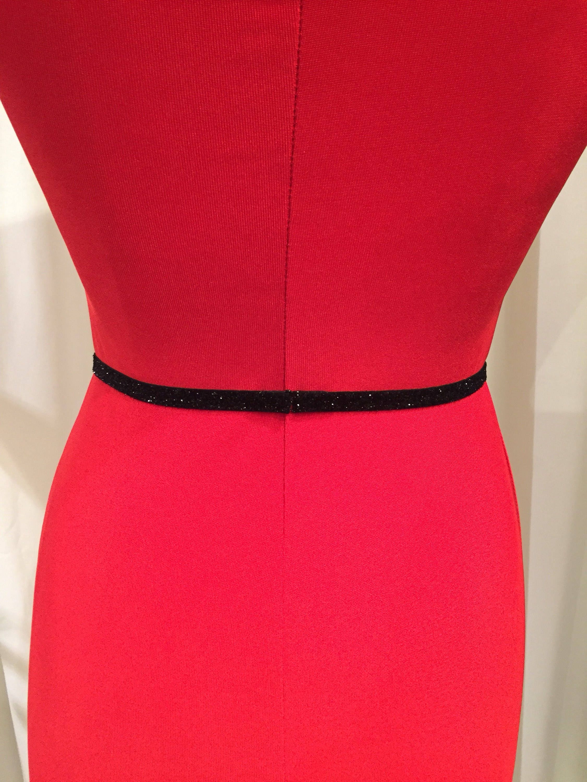 rhinestone stretch belt