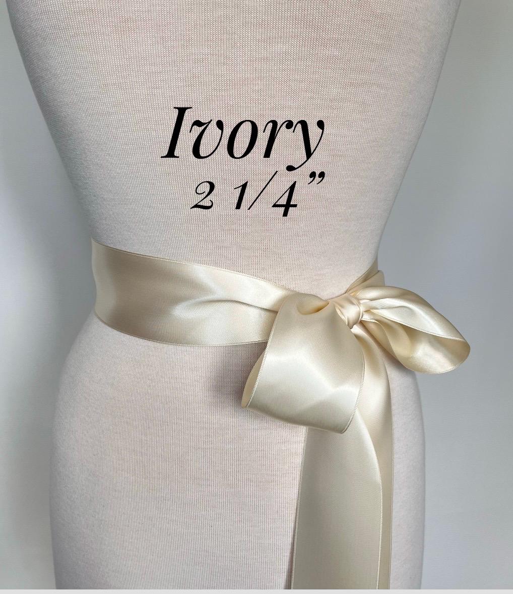 ivory silk wrap dress Arlena Satin Dress in Ivory Pearl