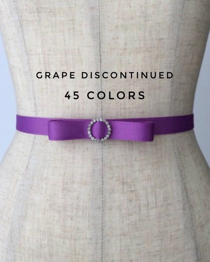 Purple special occasion belts and sashes - purple rhinestone special occasion belt