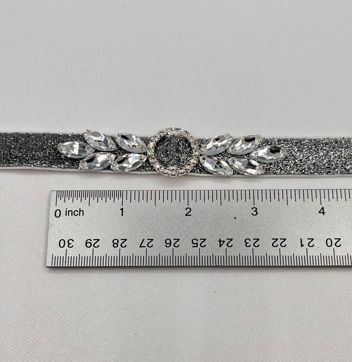 rhinestone stretch belt