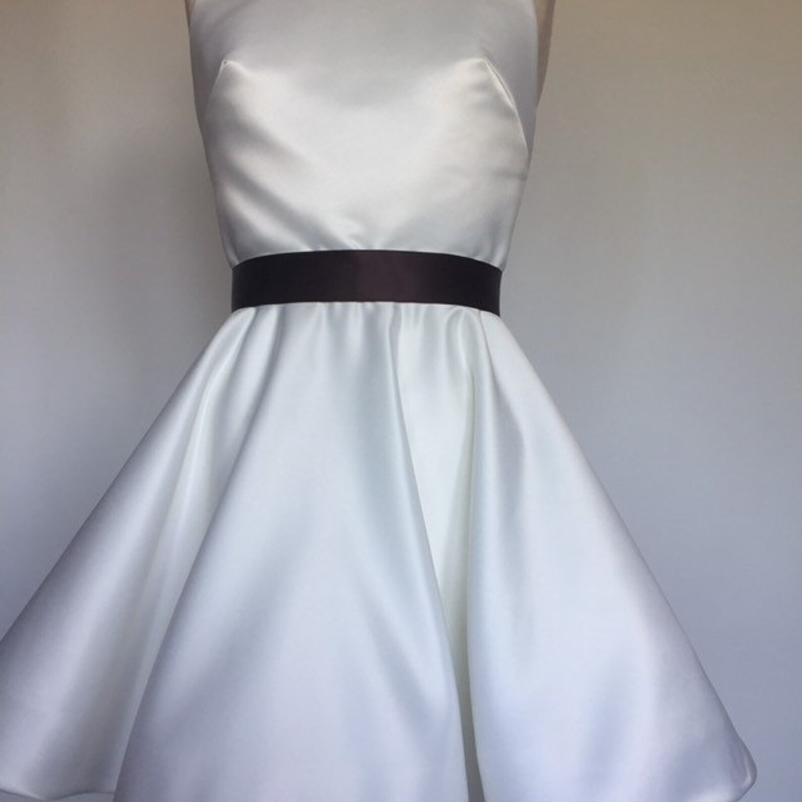 Brown Satin Sash1.5 InchesBridal Sash BeltCustom Etsy