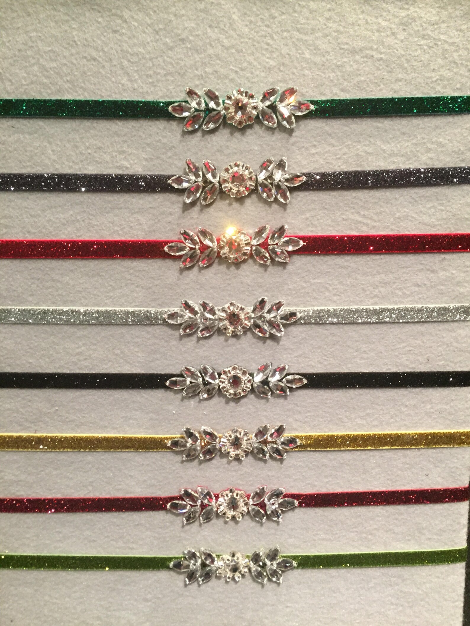 rhinestone stretch belt