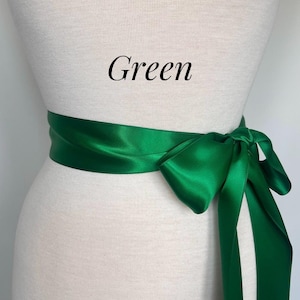 Evening Satin Belt - Etsy display picture 1