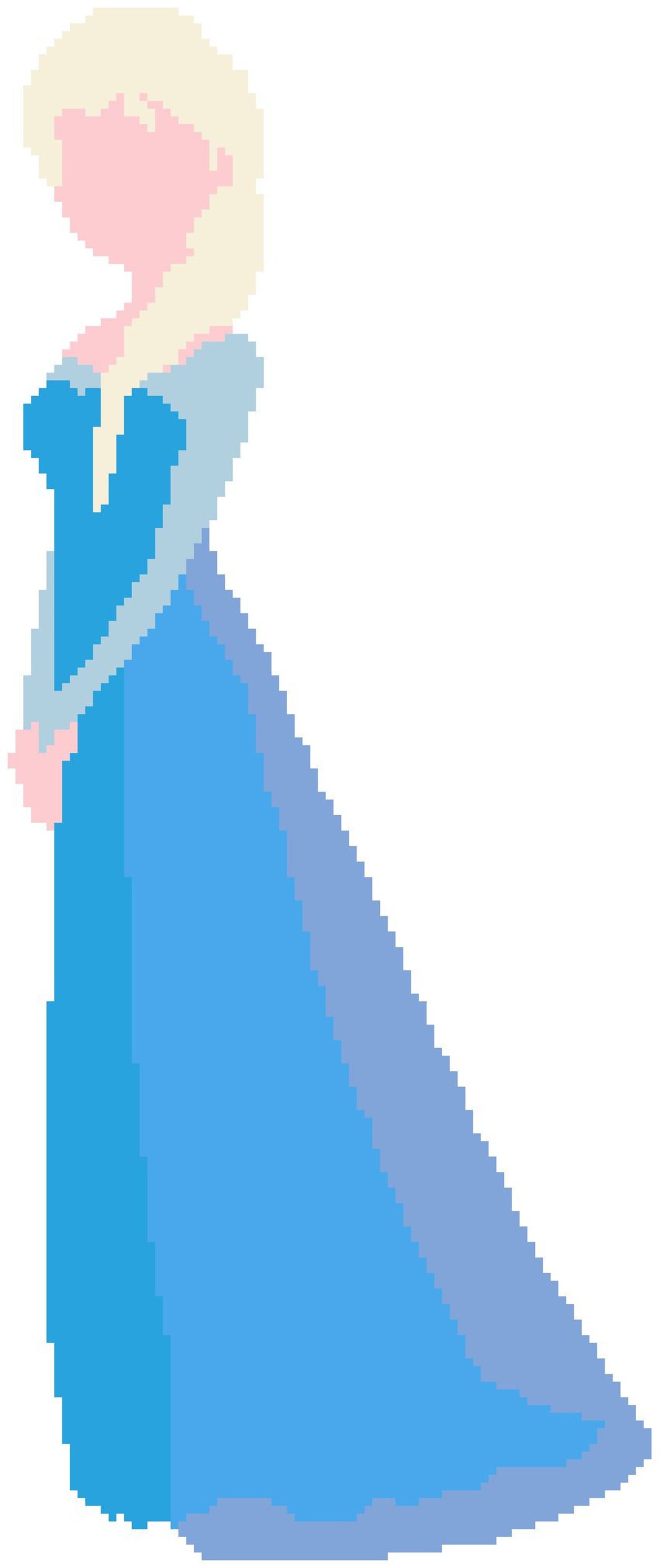Elsa Frozen Instant Download PDF Cross Stitch Chart Pattern - Etsy