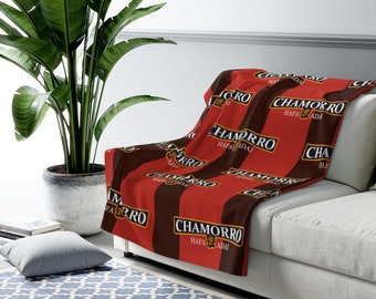 Chamorro Hafa Adai Guam and CNMI Sherpa Fleece Blanket