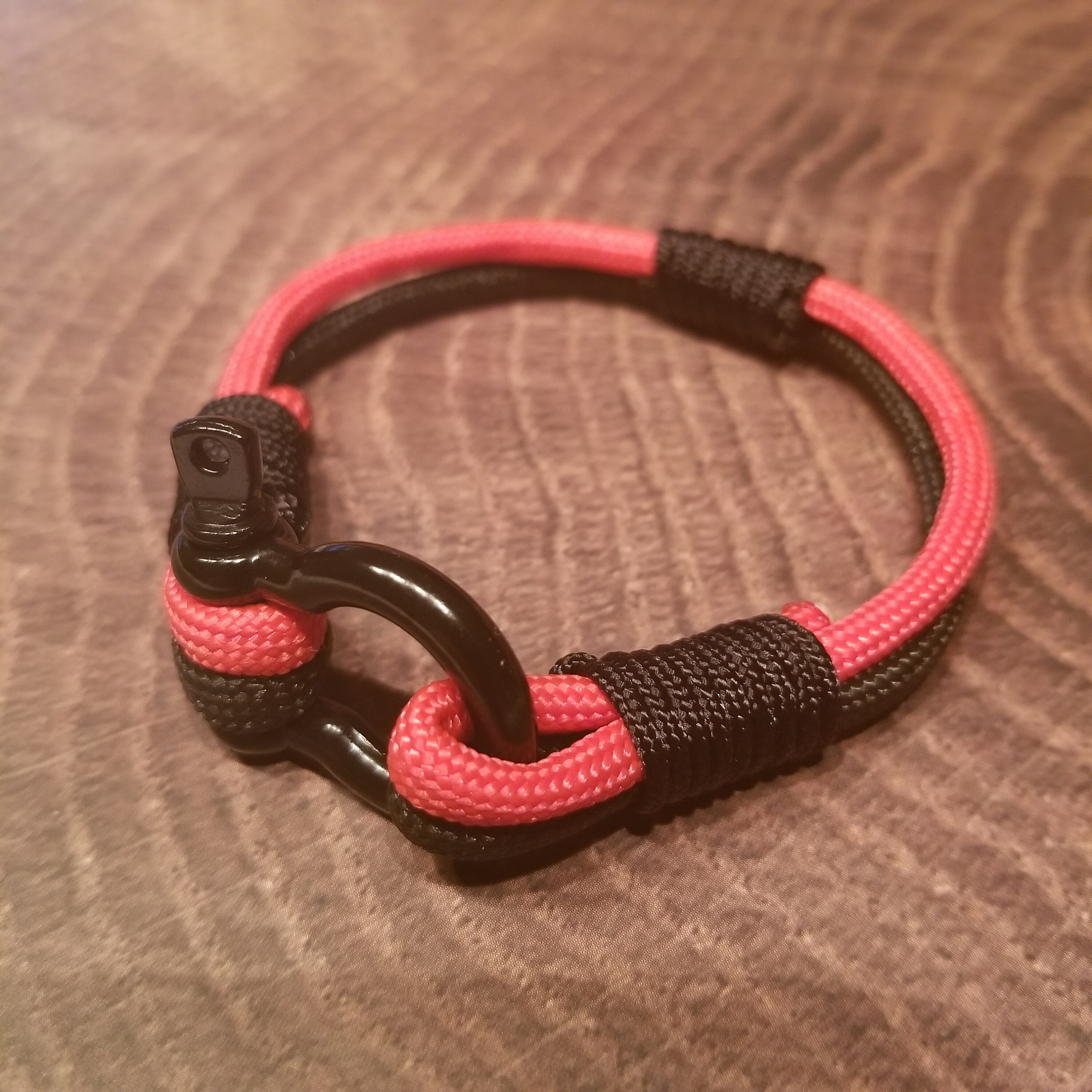 Paracord Bracelet Shackle Handmade Etsy UK