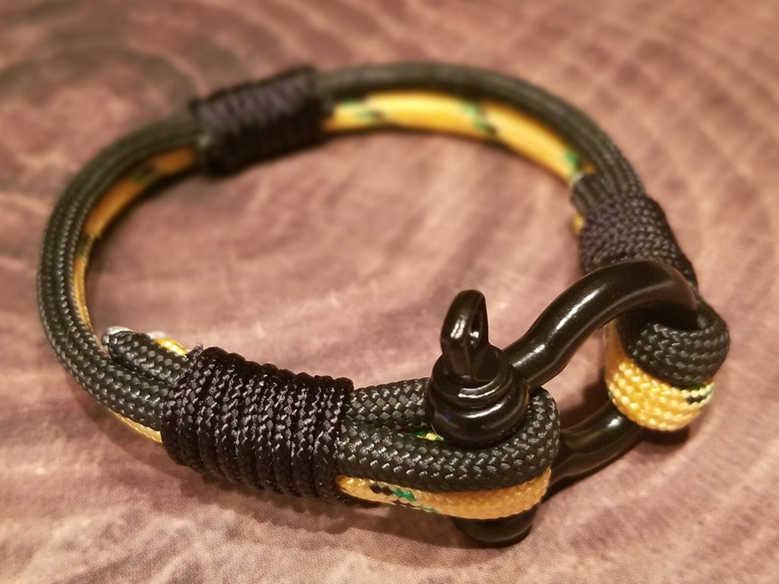 Paracord Bracelet Shackle Handmade Etsy Sweden