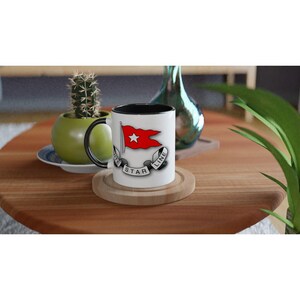 RMS Titanic White 11oz Ceramic Mug with Color Inside RMS Titanic Mug Titanic Coffee Cup Titanic Gift