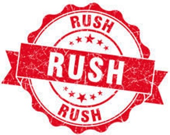RUSH MY ORDER!  Rush Processing for Needmore Heart Orders (Add-On)