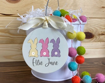 Personalized Easter Basket Tag - Boy Easter Name Tag - Girl Easter Name Tag - Custom Name Tag for Easter Basket