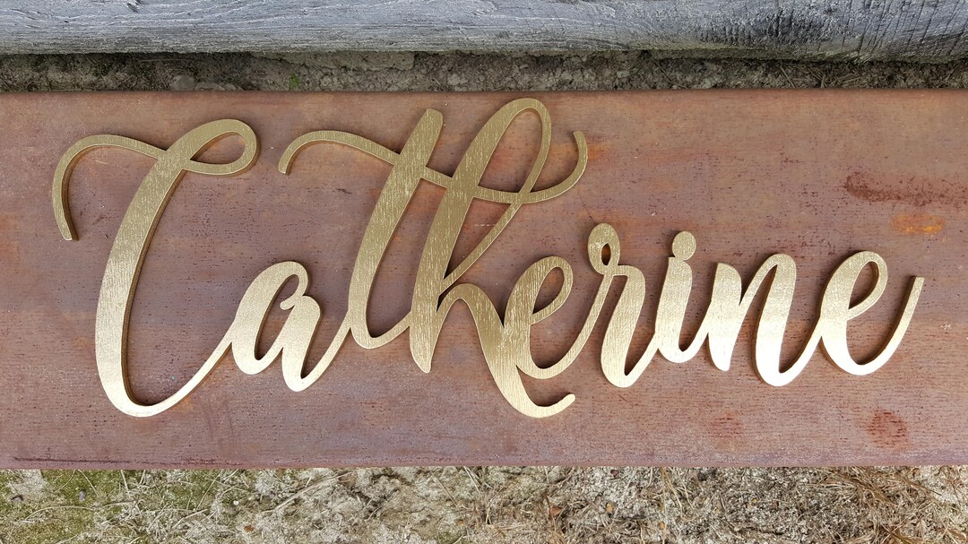 Wall Hanging Painted Wooden Word Nursery Wall Hanging Word Wall Hanging