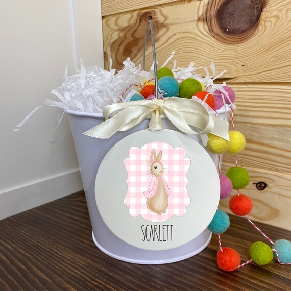 Personalized Easter Basket Tag Custom Name Tag for Easter Basket Boy Easter Name Tag Girl Easter Name Tag