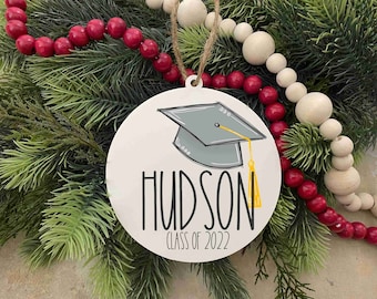 Graduation Christmas Ornament - Class of 2022 Ornament - Graduation Gift - Gift for the Grad